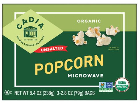 Popcorn 3Pk Mcr Unslt Org - 8.4 OZ (case of 12) For Cheap