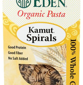 Pasta Kamut Spirals Org - 12 OZ (case of 6) Supply