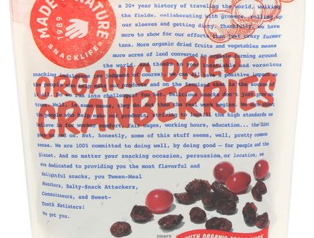 Dried Fruit Cranbrris Or - 12 OZ (case of 6) Supply