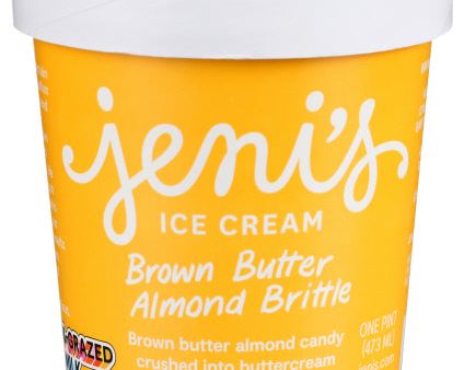 Ice Cream Brn Buttr Almnd - 16 OZ (case of 8) For Sale