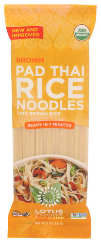 Pad Thai Ndls Org Brwn Rc - 8 OZ (case of 8) For Cheap