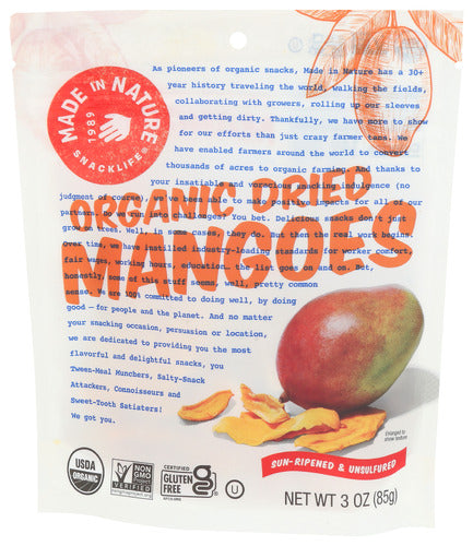 Mango Pieces Org - 3 OZ (case of 6) Sale