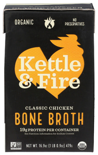 Broth Chicken Bone Org - 16.9 FO (case of 6) Fashion