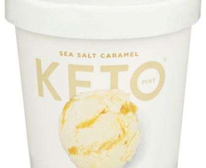 Ice Cream Sea Salt Cramel - 1 PT (case of 8) Online Hot Sale