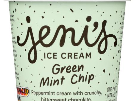 Ice Cream Green Mint Chip - 16 OZ (case of 8) Sale