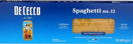 Pasta Spaghetti - 16 OZ (case of 20) Hot on Sale