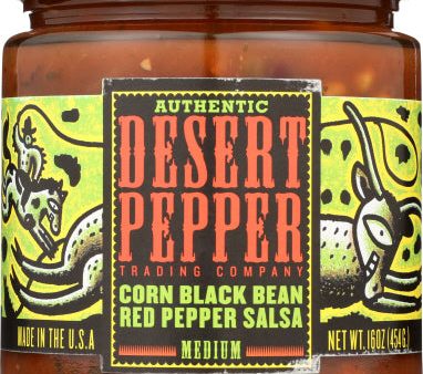 Salsa Corn Blk Bn Red Pppr - 16 OZ (case of 6) Hot on Sale