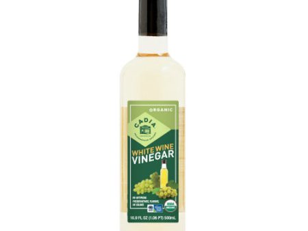 Vinegar White Wine Org - 16.9 OZ (case of 12) Supply