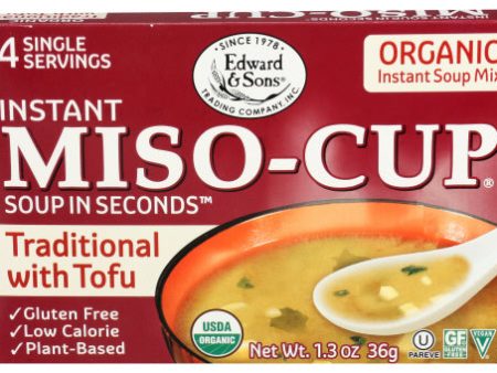 Miso Cup Mix Trdnl Org 4Pk - 1.3 OZ (case of 12) Online Sale