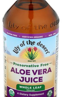 Juice Aloe Vera Whle Org - 16 FO (case of 3) on Sale