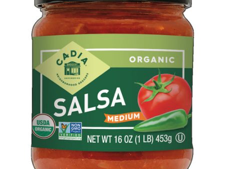 Salsa Medium Org - 16 OZ (case of 8) For Discount