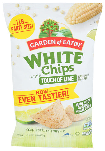 Chip Trtla White W Lime - 16 OZ (case of 12) Hot on Sale