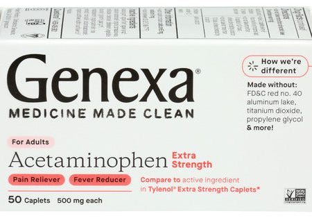 Acetaminophen Extra - 50 EA (case of 1) Supply