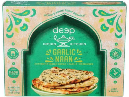 Bread Garlic Naan - 8 OZ (case of 8) For Cheap