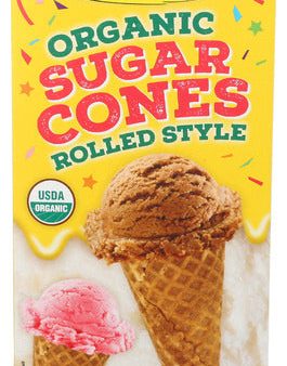 Ice Crm Cone Sugar Org - 4.6 OZ (case of 12) For Sale