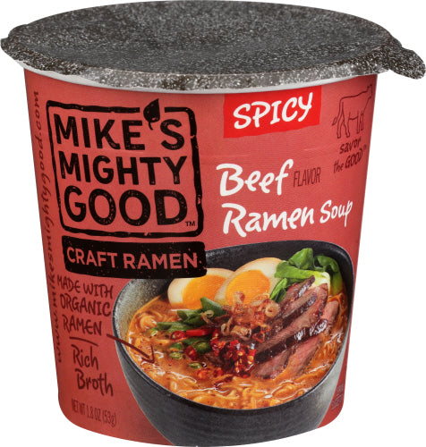 Soup Cup Beef Spicy Org - 1.8 OZ (case of 6) Online Sale