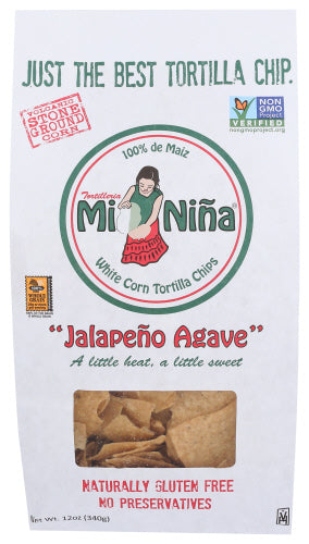 Tortilla Chip Jalpno Agav - 12 OZ (case of 9) Sale