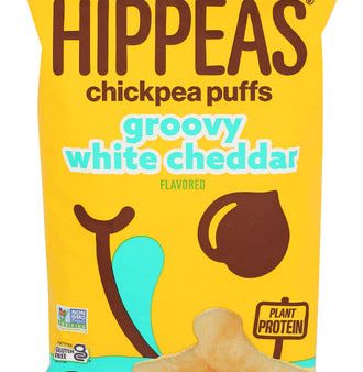 Puffs Chickpea Wht Chddr - 4 OZ (case of 12) Sale