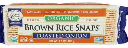 Snaps Rice Tstd Onion Org3 - 3.5 OZ (case of 12) Fashion