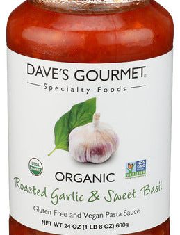 Sauce Psta Rstd Grlc Swt Basil - 24 OZ (case of 6) Sale