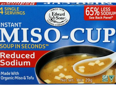 Miso Cup Mix Rdcd Salt Org3 4P - 1 OZ (case of 12) Fashion