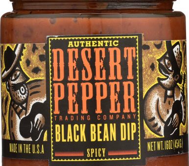 Dip Bean Black Spicy - 16 OZ (case of 6) Discount