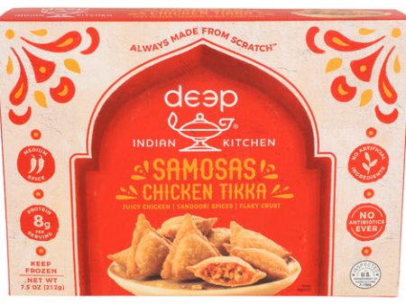 Chicken Tikka Samosas - 7.5 OZ (case of 12) Hot on Sale