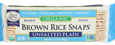 Snaps Brwn Rice Plain Ns - 3.5 OZ (case of 12) Online now