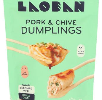 Dumplings Pork & Chive - 8 OZ (case of 6) Supply