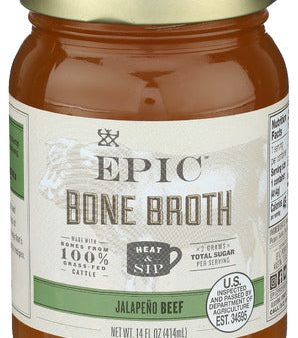 Broth Beef Jalapeno Ssalt - 14 OZ (case of 6) For Discount