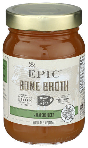 Broth Beef Jalapeno Ssalt - 14 OZ (case of 6) For Discount