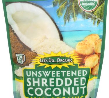 Coconut Shred Unswtn Org - 8 OZ (case of 12) For Discount