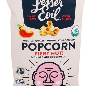 Popcorn Fiery Hot Org - 4.6 OZ (case of 12) Online Hot Sale