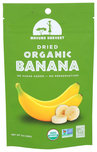 Fruit Dried Banana Org - 2 OZ (case of 6) For Discount