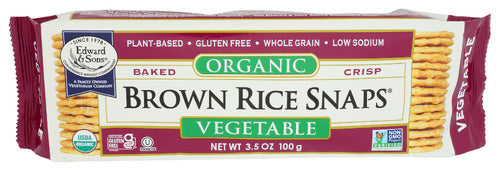 Snaps Rice Vegtble Org - 3.5 OZ (case of 12) For Sale