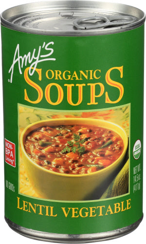 Soup Lentil Vegetable Org - 14.5 OZ (case of 12) For Sale