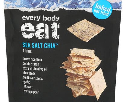 Thins Sea Salt Chia - 4 OZ (case of 6) For Sale