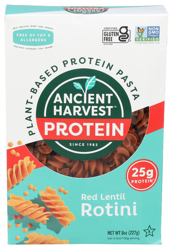 Pasta Rotini Red Lentil - 8 OZ (case of 6) Fashion