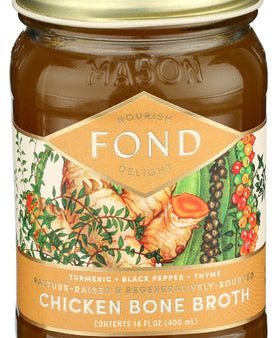 Broth Bone Chcken Turmrc - 14 FO (case of 4) Sale