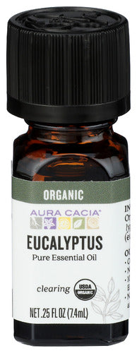 Ess Oil Org Eucalyptus - 0.25 OZ (case of 1) For Sale