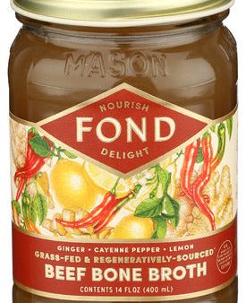 Broth Bone Beef Ginger - 14 FO (case of 4) Supply