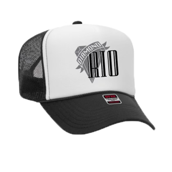 Diamond Rio Black & White Trucker Hat Sale