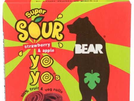 Snack Yoyo Sour Strwbry - 3.5 OZ (case of 6) on Sale