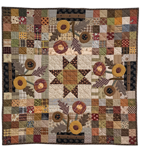 Flowers of Autumn Quilt Pattern For Cheap